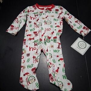 Little Me New Born Holiday Onesie